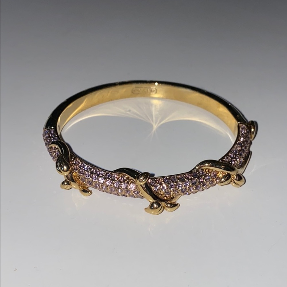 Coach - Vine Bracelet with Pink Gemstones